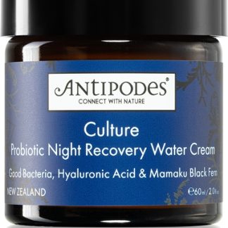 AntipodesCulture Probiotic Night Recovery Water Cream crema notte rivitalizzante intensa con probiotici60 ml