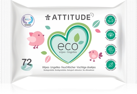 AttitudeEco salviette umidificate senza profumazione