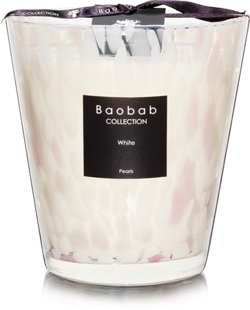 Baobab CollectionPearls White candela profumata