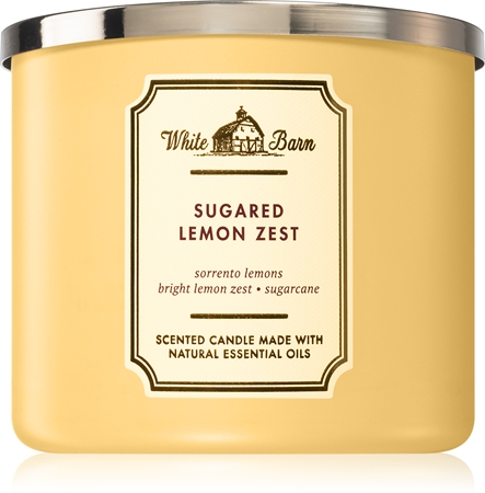 Bath & Body WorksSugared Lemon Zest candela profumata III. 411 g