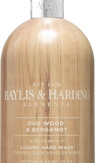 Baylis & HardingElements Oud Wood & Bergamot sapone liquido per le mani 500 ml