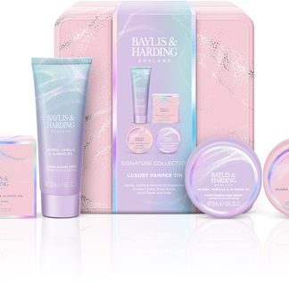 Baylis & HardingJojoba, Vanilla & Almond Oil confezione regalo scatoletta in latta