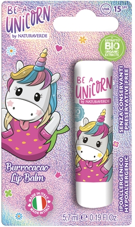 Be a UnicornNaturaverde Lip Balm balsamo labbra per bambinistrawberry 5,7 ml
