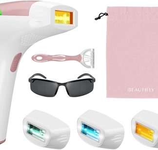 BeautiflyBlush epilatore IPL per corpo, viso, zona bikini e ascelle 1 pz