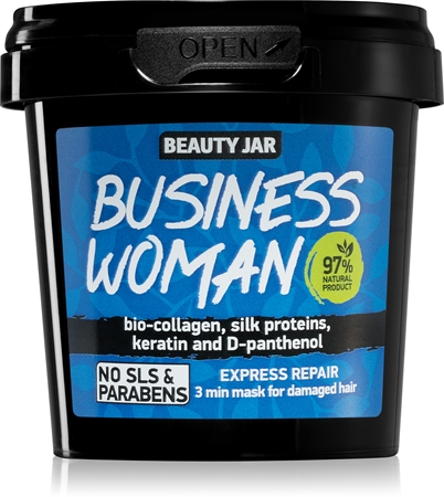 Beauty JarBusiness Woman maschera di nutrimento profondo per capelli rovinati 150 g