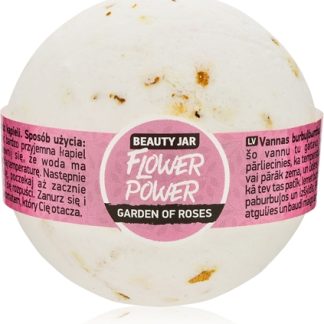 Beauty JarFlower Power bomba da bagno effervescente con aroma di rose 150 g