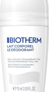 BiothermLait Corporel Le Déodorant antitraspirante roll-on senza parabeni 75 ml