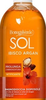 Bottega VerdeSol Hibiscus & Argan gel doccia rinfrescante doposole 400 ml