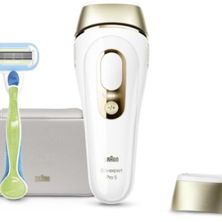 BraunSilk-expert PRO 5 IPL5052 epilatore IPL per corpo, viso, zona bikini e ascelle 1 pz