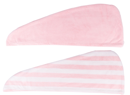 BrushworksHair Wrap turbante in microfibre 2 pz