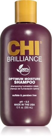 CHIBrilliance Optimum Moisture Shampoo shampoo idratante per capelli brillanti e morbidi 355 ml