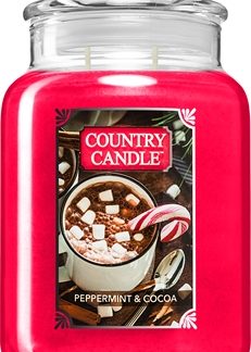 Country CandlePeppermint & Cocoa candela profumata 737 g