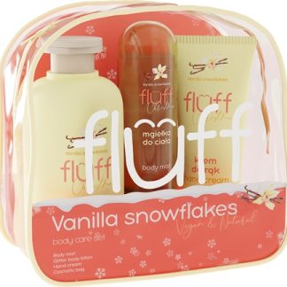 FluffVanilla Snowflakes confezione regalo per il corpo 3 pz