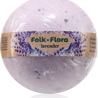 Folk & FloraLavender bomba da bagno con effetto lenitivo 130 g