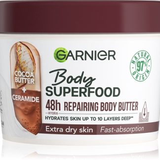 GarnierBody SuperFood burro nutriente corpo con cacao 380 ml