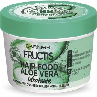 GarnierFructis Aloe Vera Hair Food maschera idratante capelli con aloe vera 390 ml