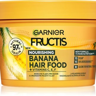 GarnierFructis Banana Hair Food maschera rivitalizzante per capelli secchi 390 ml