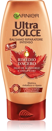 GarnierUltra Dolce Rimedio d'Acero balsamo rinforzante per capelli deboli con tendenza alla caduta