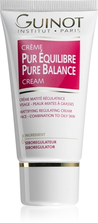 GuinotPure Balance crema normalizzante per pelli grasse per chiudere i pori e ottenere un look opaco 50 ml