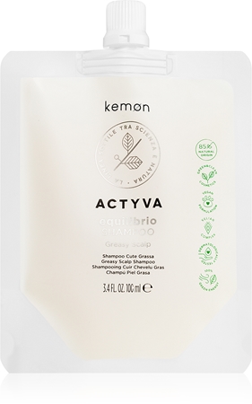 KemonActyva Equilibrio shampoo di pulizia profonda per cuoi capelluti grassi