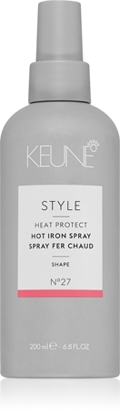 KeuneStyle Hot Iron Spray spray termoprotettivo per piastra e arricciacapelli per tutti i tipi di capelli 200 ml