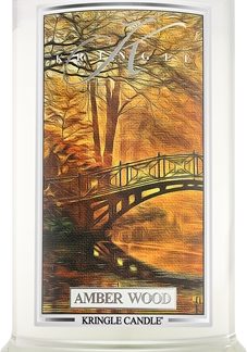 Kringle CandleAmber Wood candela profumata 624 g