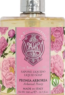 La FlorentinaArboreal Peony Liquid Soap sapone liquido naturale mani peonia 500 ml