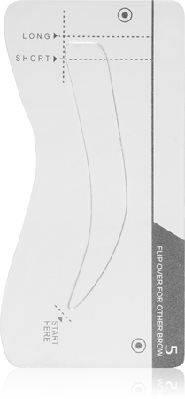 Lash BrowEyebrow Stencil Stencil per sopracciglia5 pz