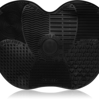 Lash BrowSilicone Make-up Brush Wash Matte Black tappetino per la pulizia dei pennelli
