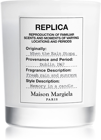 Maison MargielaREPLICA When the Rain Stops candela profumata 165 g