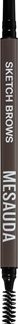 Mesauda MilanoSketch Brows matita automatica per sopracciglia con spazzolinocolore 102 Brunette 0,09 g