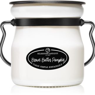 Milkhouse Candle Co.Creamery Brown Butter Pumpkin candela profumata Cream Jar 142 g
