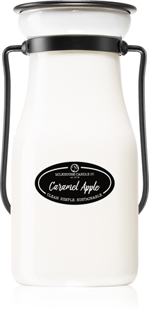 Milkhouse Candle Co.Creamery Caramel Apple candela profumata Milkbottle 227 g