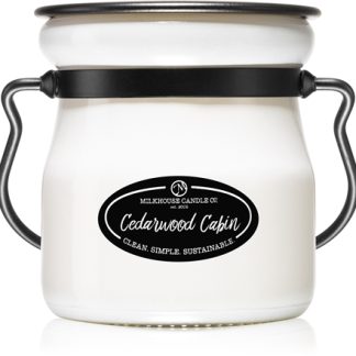 Milkhouse Candle Co.Creamery Cedarwood Cabin candela profumata Cream Jar 142 g