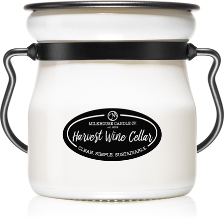 Milkhouse Candle Co.Creamery Harvest Wine Cellar candela profumata Cream Jar 142 g