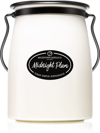 Milkhouse Candle Co.Creamery Midnight Plum candela profumata Butter Jar 624 g
