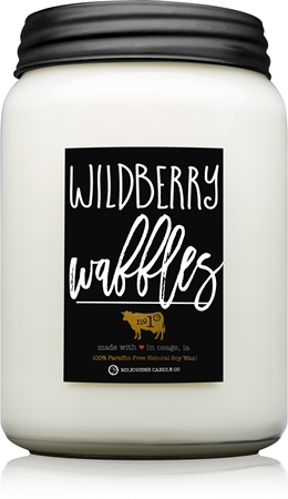 Milkhouse Candle Co.Farmhouse Wildberry Waffles candela profumata Mason Jar 737 g