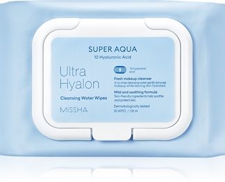 MisshaUltra Hyalon salviette struccanti per fondotinta con acido ialuronico30 pz