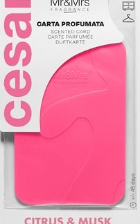 Mr & Mrs FragranceCesare Citrus & Musk cartellino profumato 1 pz