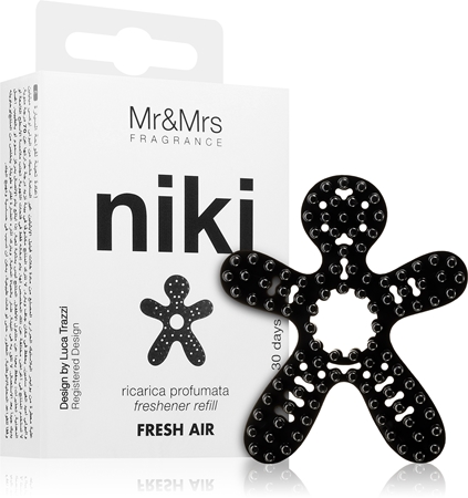 Mr & Mrs FragranceNiki Fresh Air deodorante per auto ricarica 1 pz