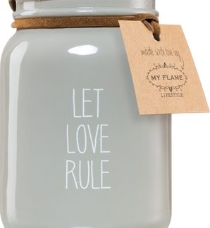 My FlameFig's Delight Let Love Rule candela profumata 5x8 cm