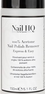Nail HQ100% Acetone solvente per unghie150 ml