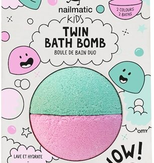 Nailmatic Kids bomba da bagno Pink + Lagoon 2x85 g