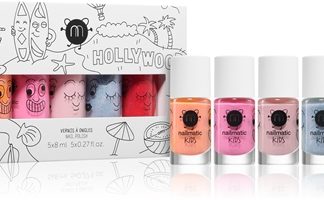 Nailmatic Kids Hollywood set di smalti per unghieFlamingo, Dolly, Bella, Merlin, Sissi 5x8 ml
