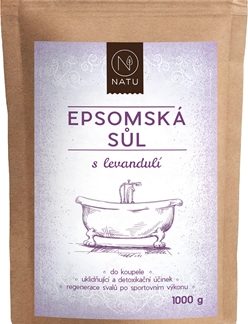 NATUEpsom salt with lavender sale da bagno 1000 g