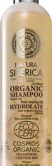 Natura SibericaBur-Marigold shampoo organico per cuoi capelluti sensibili 400 ml