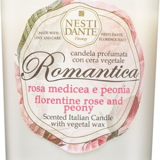 Nesti DanteRomantica Rosa Medicea e Peonia candela profumata 160 g