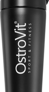 OstroVitSteel shaker per lo sport Black 750 ml