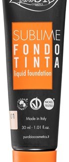 puroBIO CosmeticsSublime Liquid Foundation fondotinta liquido waterproofcolore 01 30 ml