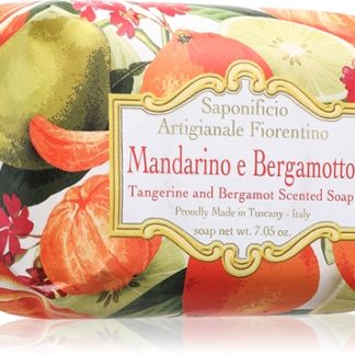 Saponificio Artigianale FiorentinoTangerine and Bergamot Perfumed Soap sapone solido naturale 200 g